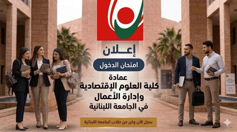 كلية العلوم الاقتصادية في الجامعة اللبنانية تعلن مواعيد مباراة الدخول … إليكم شروط التقديم ومحاور الدروس المطلوبة