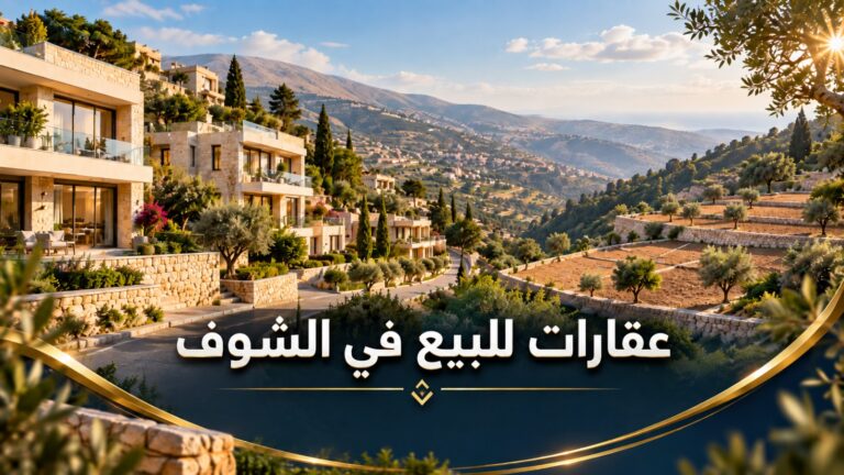 عقارات للبيع في الشوف…فرص للسكن والاستثمار تصفّح واكتشف المزيد
