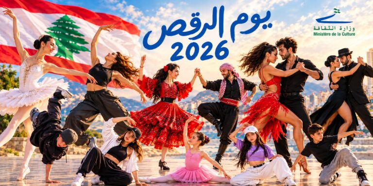 أكثر من 10 مدارس رقص لبنانية تفتح أبوابها مجانًا للجمهور منها كاراكالا وأكاديمة مازن كيوان في “يوم الرقص 2026” بتنظيم من وزارة الثقافة